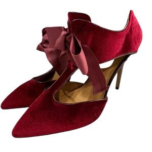 ๐ NWOT J.Renee Red Heels with Bow and Stiletto Heel